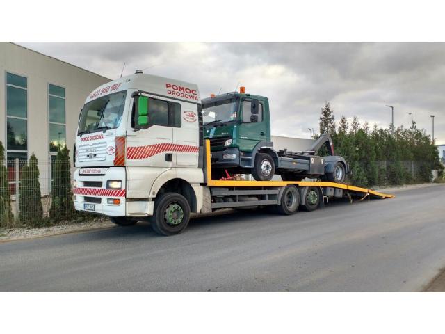 Pomoc drogowa holowanie tir ciężarowe dostawcze