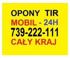 Tel 739-222-111 Mobilna wulkanizacja Mobilny serwis opon TIR ciężarowe 24h