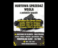Węgiel hurt z polskich kopalni. Promocja Lipiec 2024 - 1/1