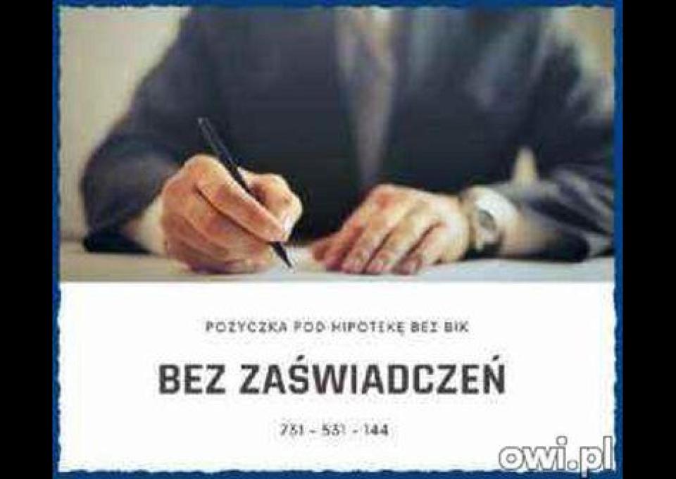 Pozabankowe pożyczki dla firm i rolnikow pod zabezpieczenie nieruchomoscia do 10 mln