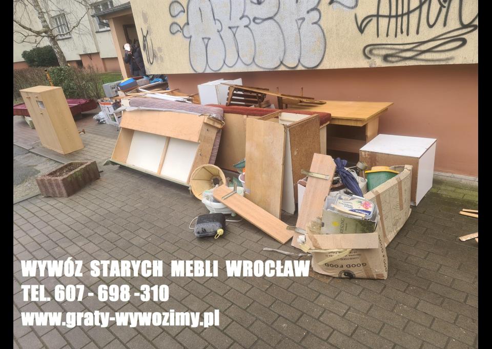 Odbiór,wywóz,utylizacja starych mebli Wrocław.