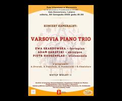 KONCERT VARSOVIA PIANO TRIO - 1/1