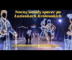 Nocny wesoły spacer po Łazienkach Królewskich ze świątecznymi iluminacjami - 1/1