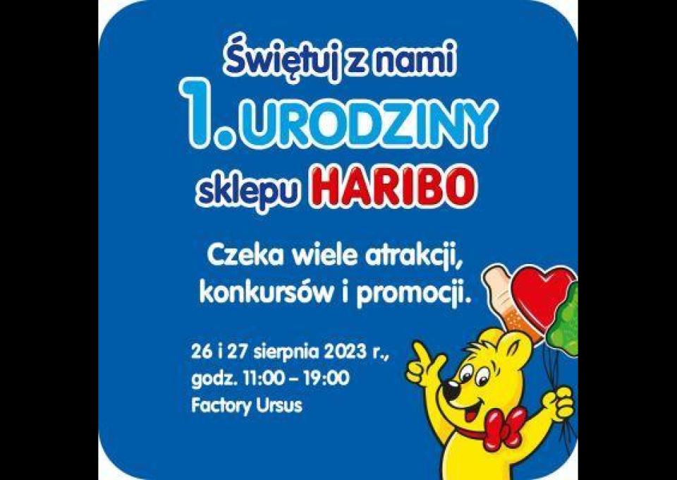 Sklep HARIBO świętuje 1. urodziny i zaprasza do wspólnej zabawy!