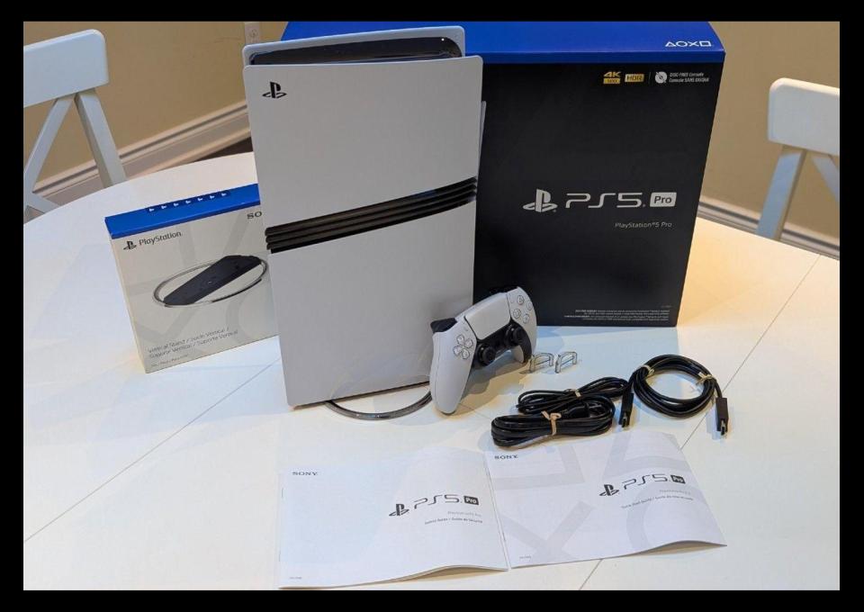 Sony PlayStation PS5 Pro Console, Sony PS5 Slim, Sony PS5 Pro 30th Anniversary Limited Edition