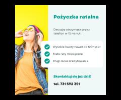 Pożyczka ratalna dla osób prywatnych i firm