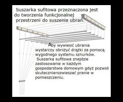 Monter suszarki sufitowej do suszenia prania. - 5/10