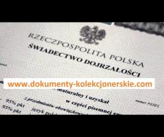 Kup świadectwo szkolne z wpisem, Maturę z wpisem