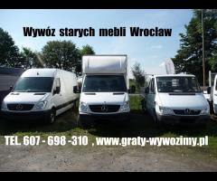 Utylizacja,wywóz starych mebli Wrocław.Opróżnianie mieszkań,piwnic.