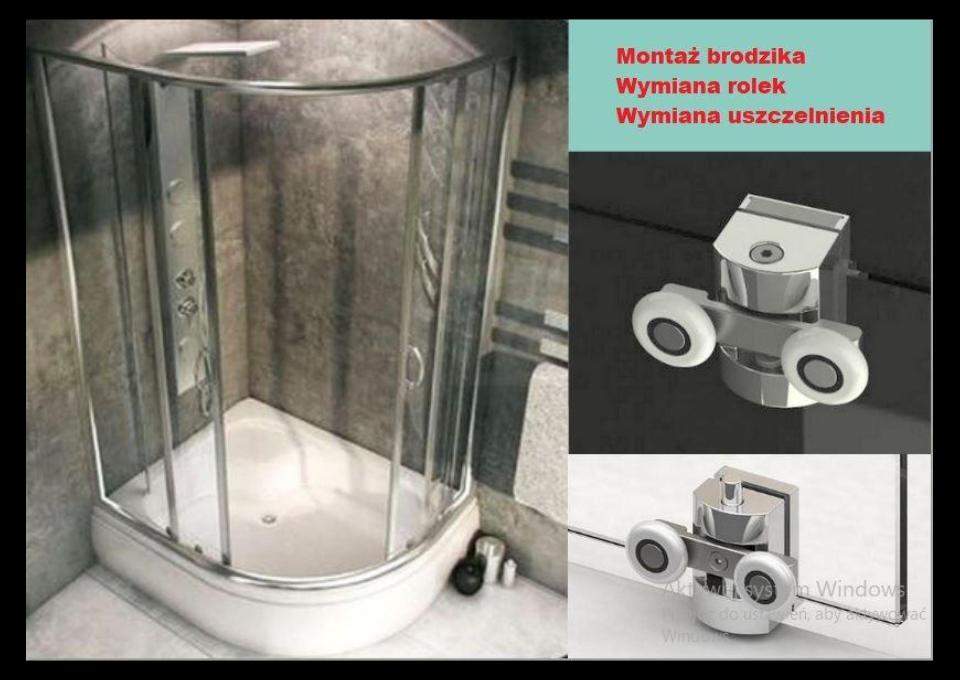 Hydraulik-monter brodzik,kabina prysznicowa.