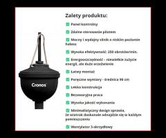 Wentylator sufitowy z oświetleniem-montaż - 5/16