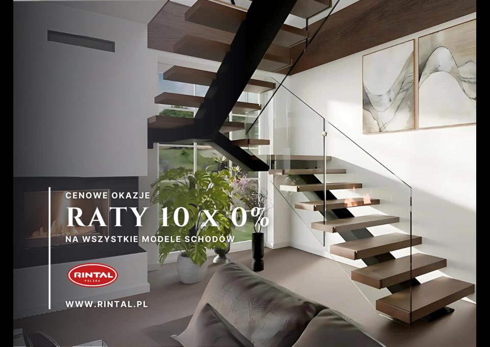 Schody na raty 10×0% - piękno i jakość dostępne od ręki!