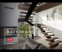 Schody na raty 10×0% - piękno i jakość dostępne od ręki!