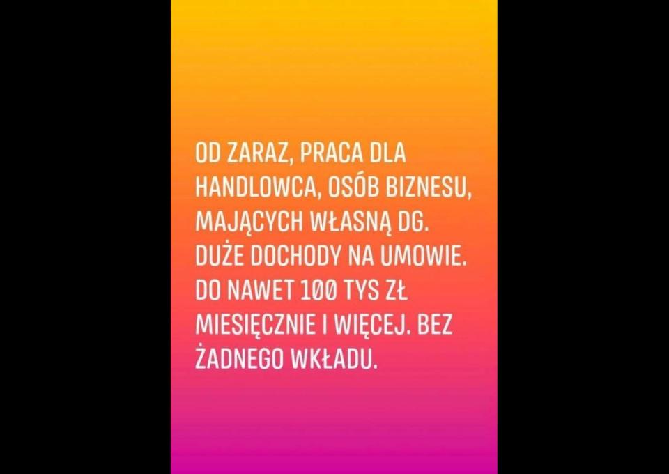 Dla osób i firm duże dochody, umowa.