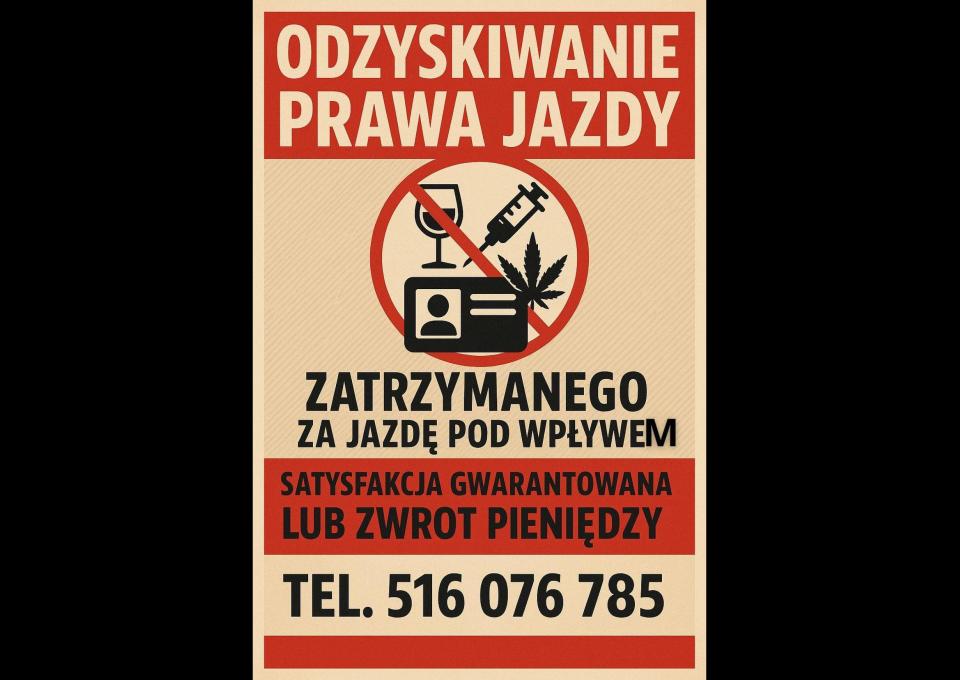 Straciłeś prawo jazdy za jazdę pod wpływem alkoholu lub innych środków
