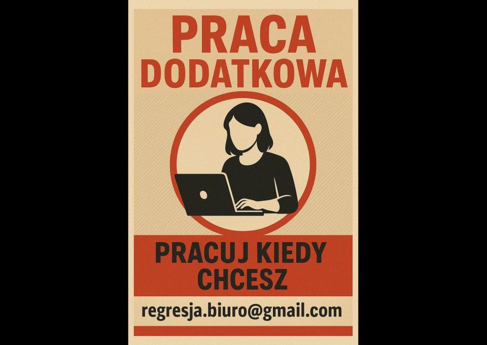 Dołącz do współpracy z firmą Regresja!