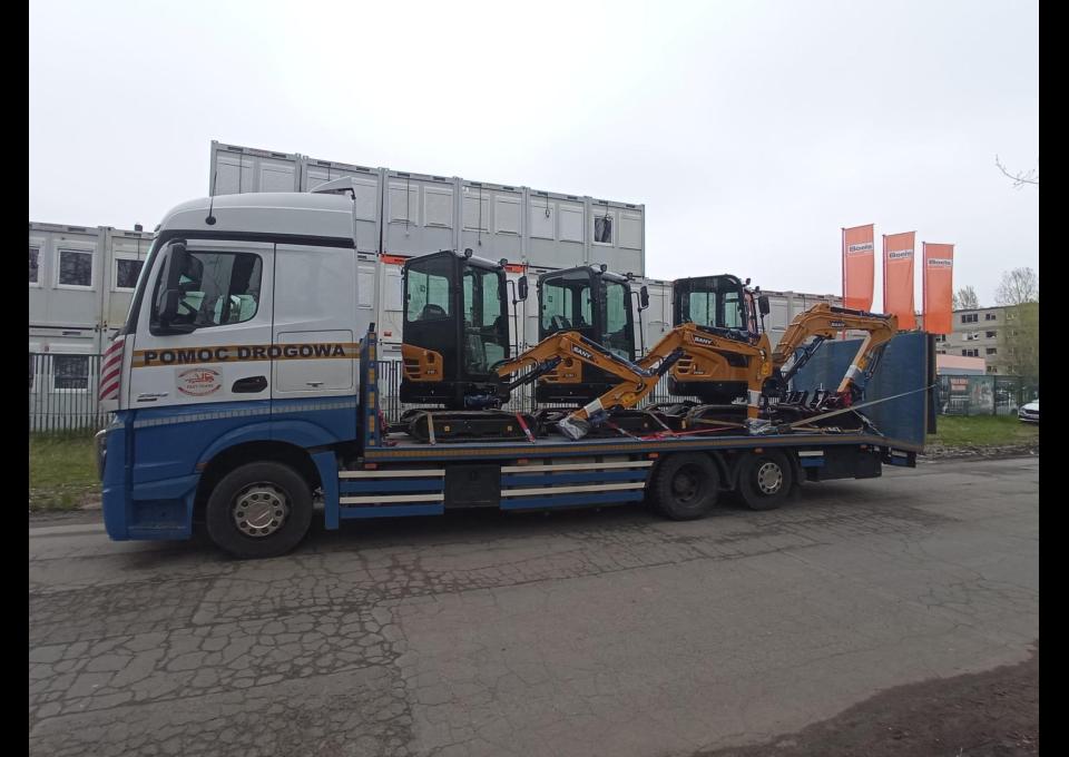 TRANSPORT KOPAREK, ZWYŻEK, WALCÓW, PODNOŚNIKÓW i in. - DO 24 ton Poznań
