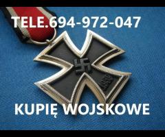 KUPIĘ WOJSKOWE MEDALE, ORDERY, ODZNACZENIA, ODZNAKI KONTAKT 694972047