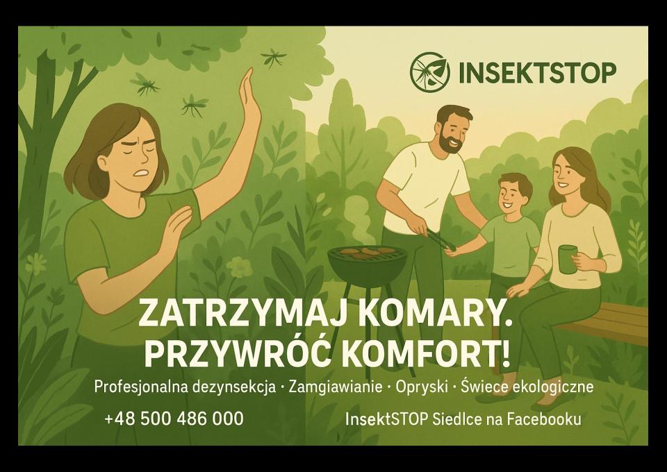 Odkomarzanie – skutecznie i bezpiecznie | InsektSTOP Siedlce