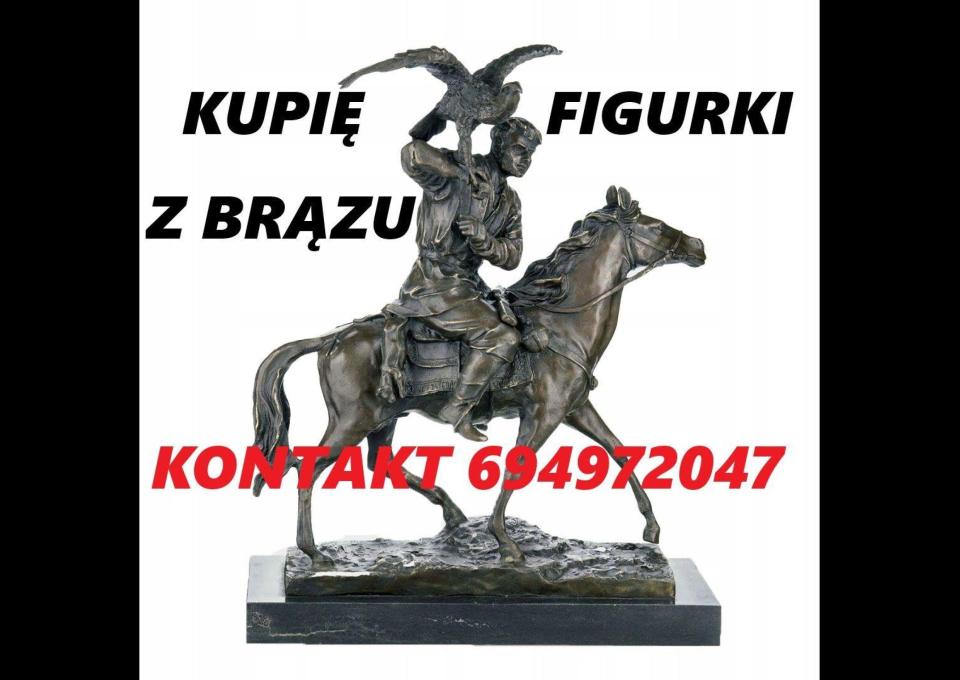 KUPIĘ FIGURKI Z BRĄZU, SREBRA, DREWNA, PORCELANY KONTAKT 694972047