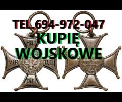 KUPIĘ WOJSKOWE MEDALE, ORDERY, ODZNACZENIA, ODZNAKI KONTAKT 694972047 - 1/1
