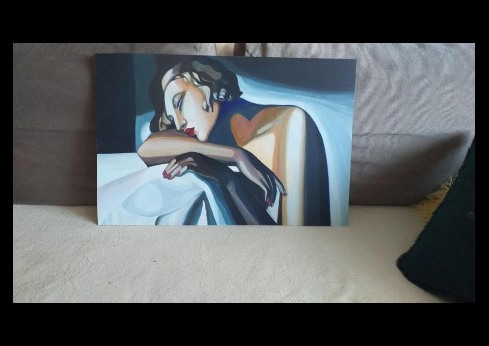 Sprzedam obrazy olejne - intepretacje Tamary Lempickiej