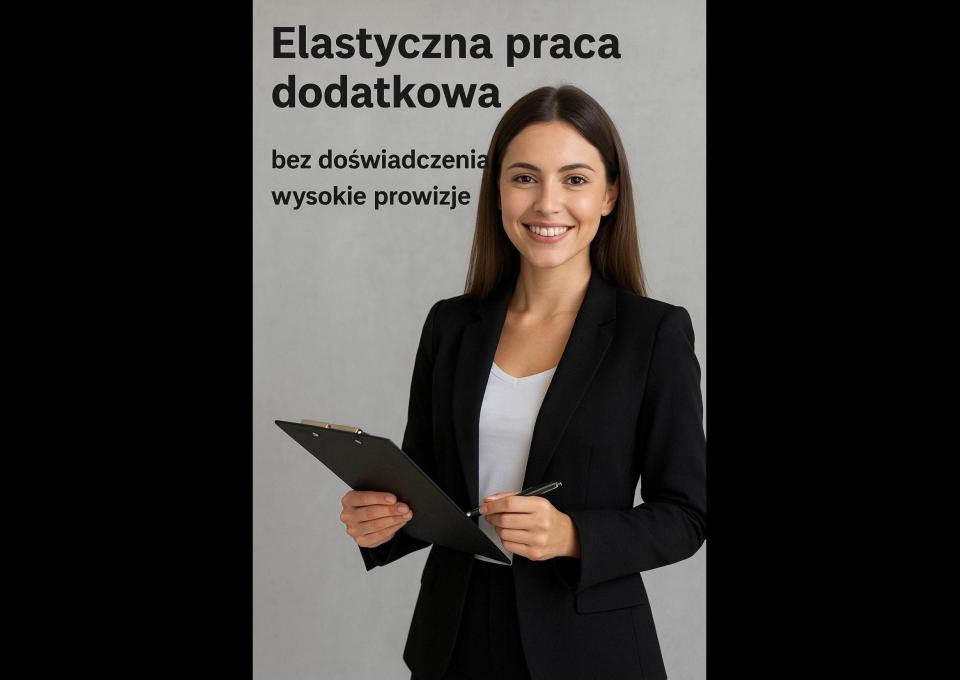 Elastyczna praca dodatkowa – bez doświadczenia, wysokie wynagrodzenie