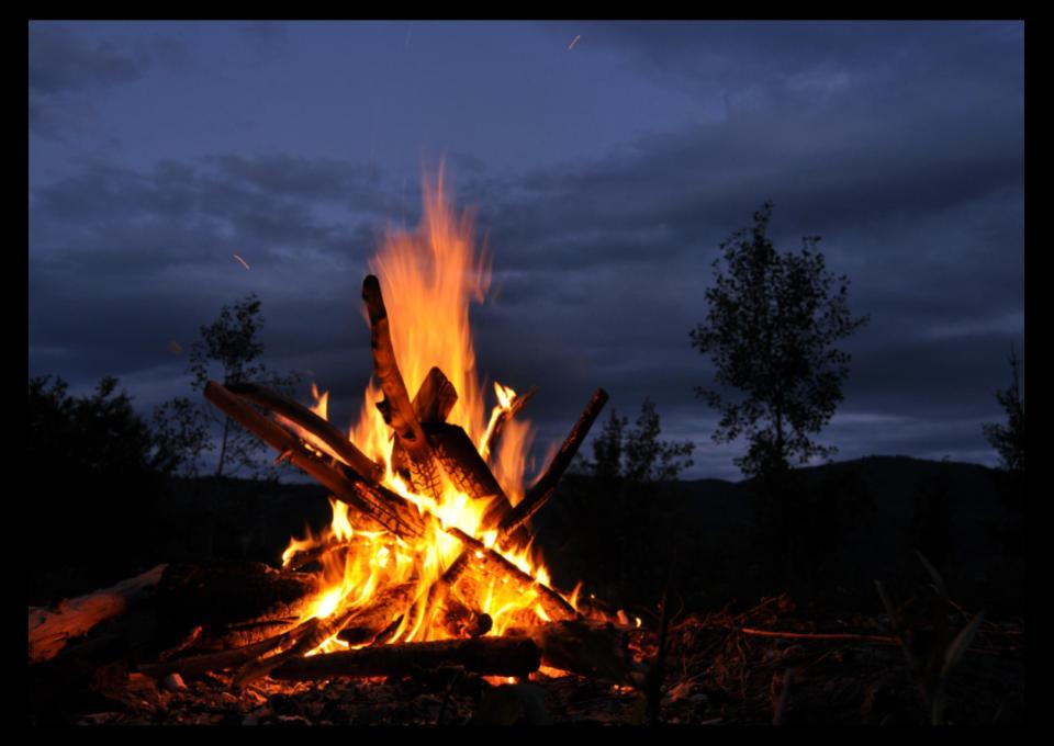 Ognisko w wiosennej odsłonie plus trening Nordic Walking