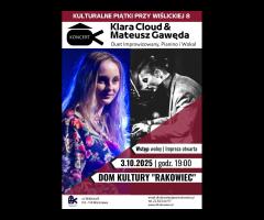 03.10 - Klara Cloud & Mateusz Gawęda | Kulturalne Piątki przy Wiślickiej 8