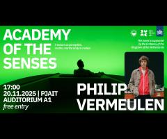 20.11 - Philip Vermeulen's open lecture ‘Academy of the senses’ - 2/2