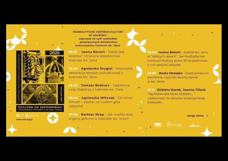 25.11 - Ocalone od zapomnienia. Świętojańskie spotkania z kulturą i sztuką