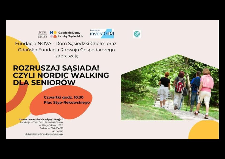 20.11 - Rozruszaj sąsiada, czyli nordic walking dla seniorów