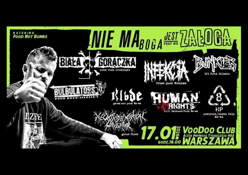 17.01 - Nie ma Boga jest Załoga Fest vol.3 - Pamięci Kraszana