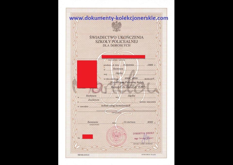 Kup średnie i maturę, dyplom magistra z wpisem, dokumenty kolekcjonerskie