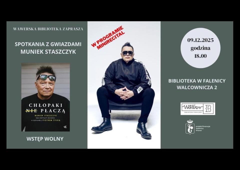 09.12 - Spotkania z gwiazdami: Muniek Staszczyk