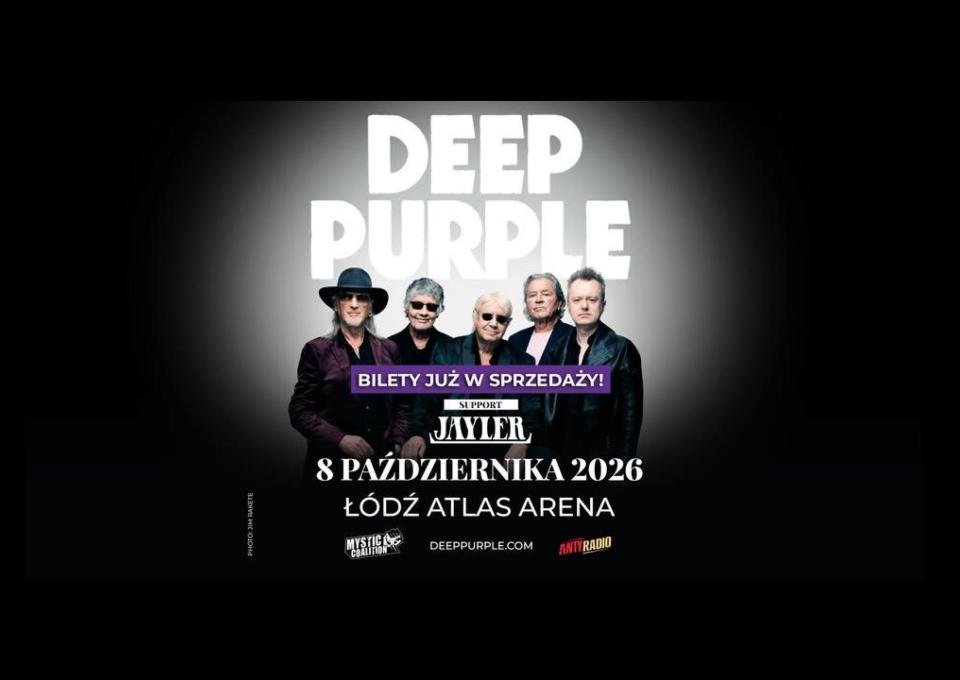 08.12 - Deep Purple + Jayler / 8 X 2026 / Łódź