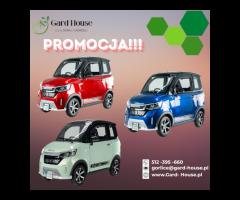 📢Czterokołowiec lekki, skuter elektryczny zabudowany z dachem MICRO CAR BILI BIKE ECOMO 4, 45km/h