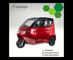 * Skuter elektryczny zabudowany z dachem MICRO CAR BILI BIKE SIGMA 3 ECO GEL, 45km/h,