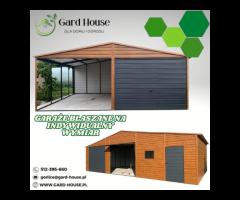 Garaże blaszane, wiaty śmietnikowe i schowki na wymiar w Gard House