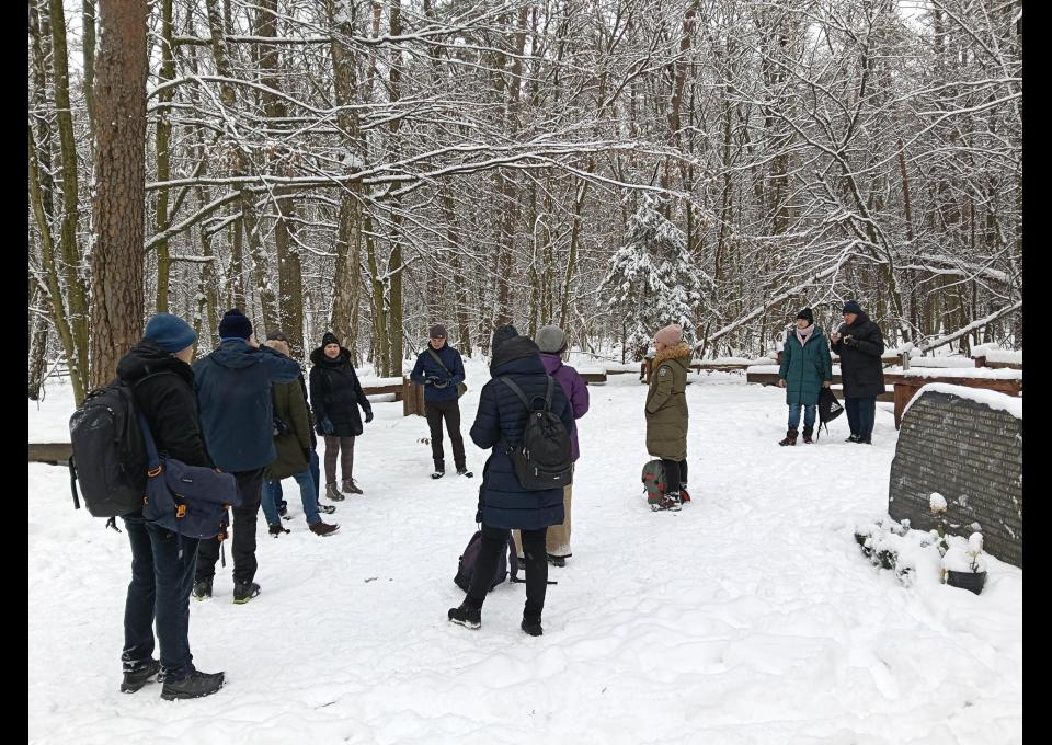 11.01 - Zimowe Kabaty, spacer po Lesie Kabackim