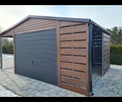 Garaże drewnopodobne, AKRYLOWE