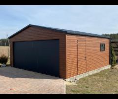 Garaże drewnopodobne, AKRYLOWE