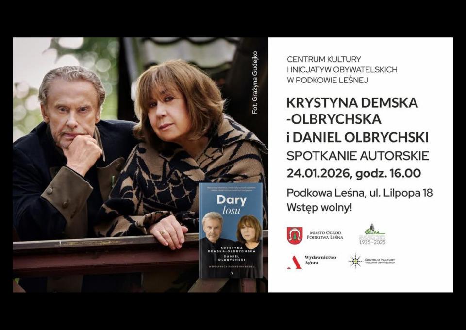 24.01 - Dary losu. 24.01 - Spotkanie autorskie z Krystyną Demską-Olbrychską i Danielem Olbrychskim