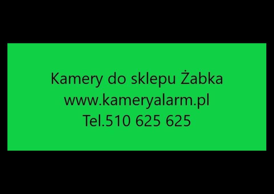 Kamery do sklepu Żabka Łódź