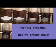 Brodzik, kabina prysznicowa, profesjonalny montaż wyposażenia łazienki - 3/16