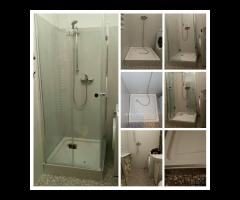 Brodzik, kabina prysznicowa, profesjonalny montaż wyposażenia łazienki - 14/16