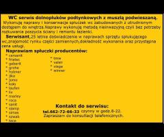 WC GEBERIT- specjalistyczne naprawy spłuczek zabudowanych z misą podwieszaną. - 4/16