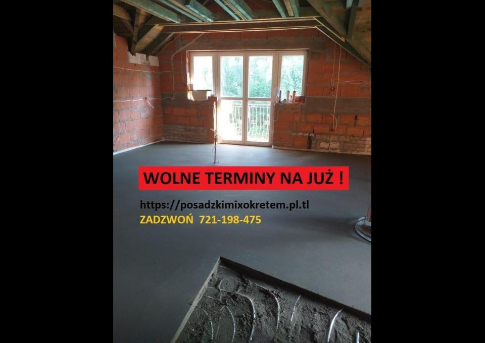 WYLEWKI PODŁOGOWE / POSADZKI JASTRYCHOWE ANHYDRYTOWE I SAMOPOZIOMUJĄCE