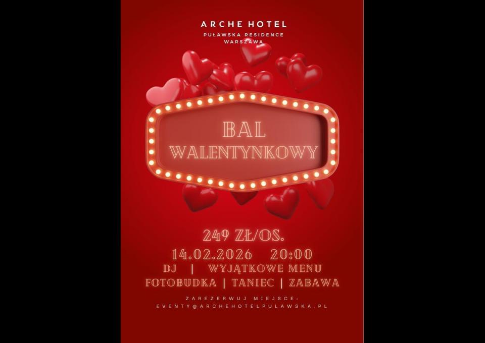 14.02 - BAL WALENTYNKOWY- Zakochaj się na Puławskiej!