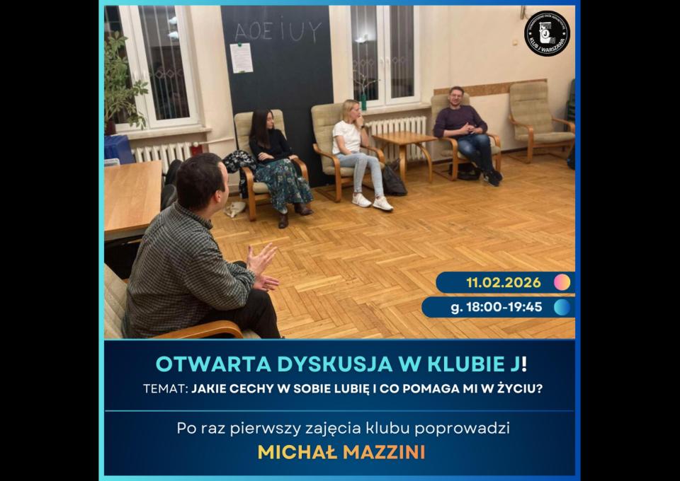 11.02 - Spotkanie grupy wsparcia dla osób jąkających się